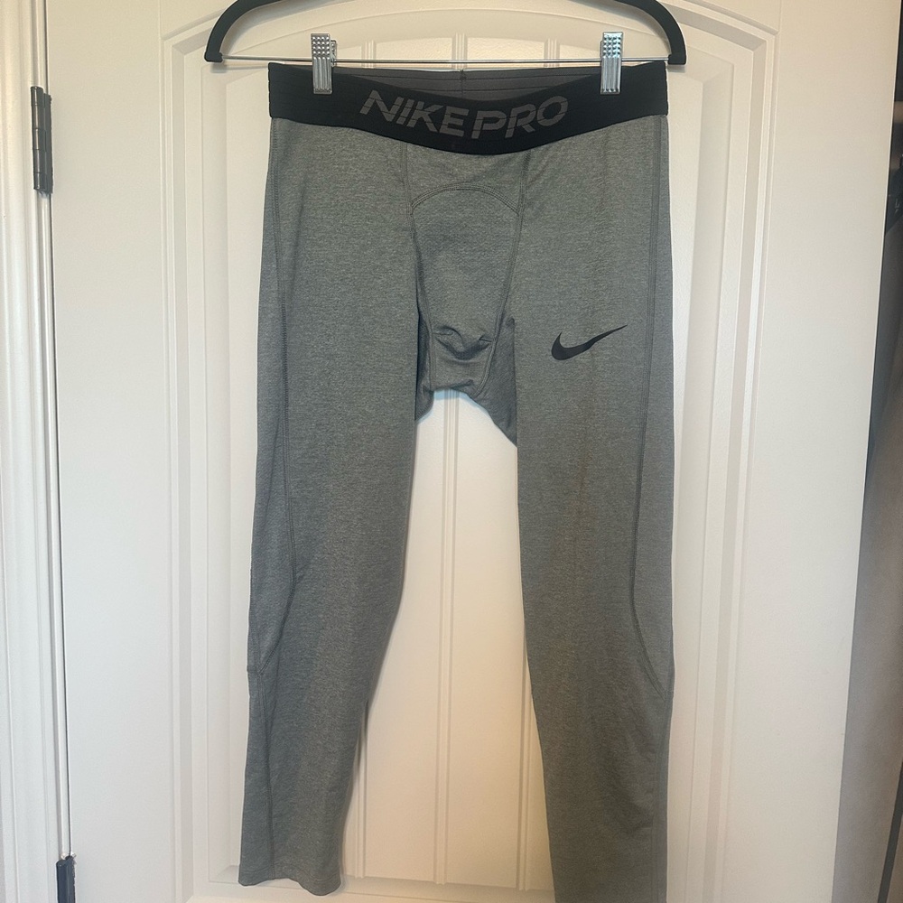 Nike Dri-FIT Gray and Black Leggings